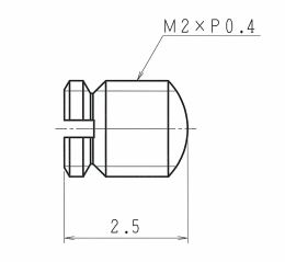 M2x2.5(Al)