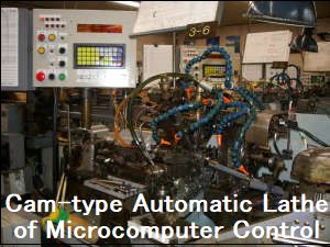 Cam-type Automatic Lathe of Microcomputer Control