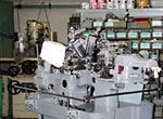 Automatic lathe under remodeling